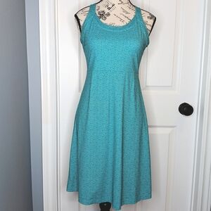 NWOT Columbia Women's Teal Casual Dress Racer Back Sleeveless Sundress Size XS